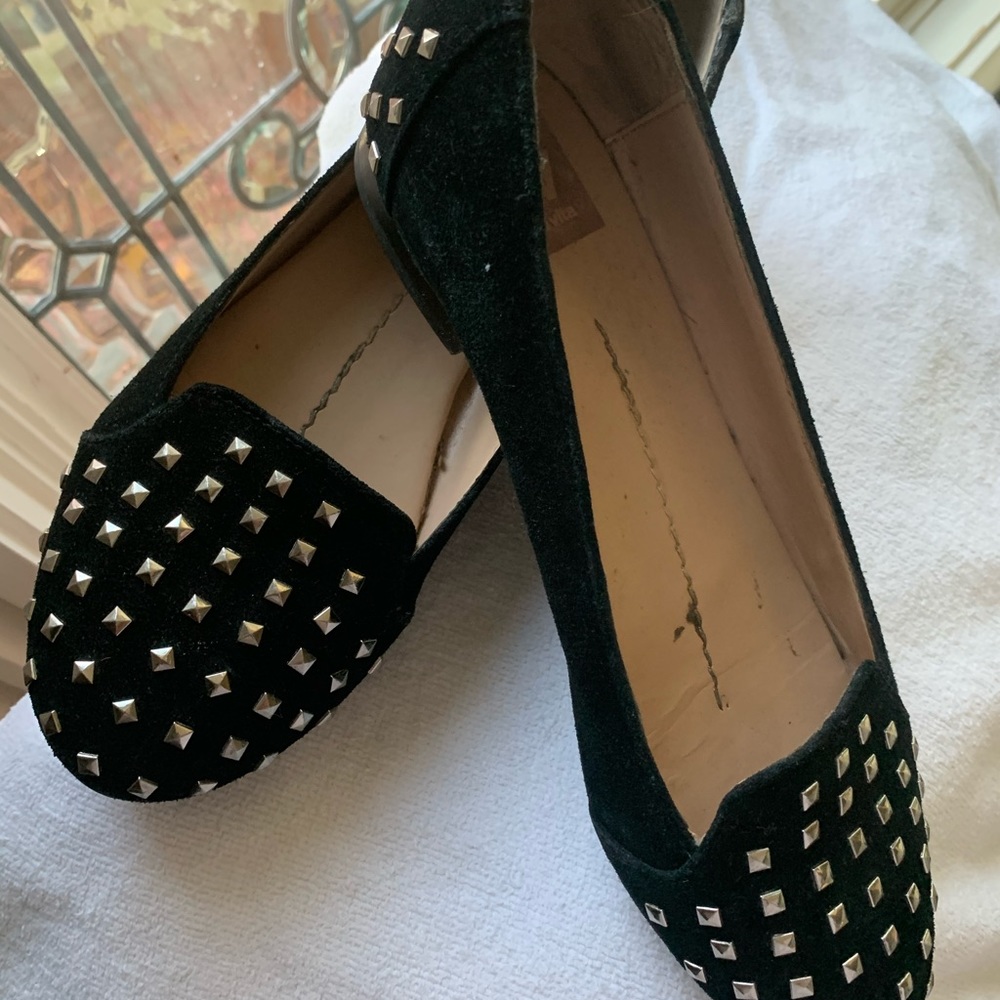 Ladies rock stud flats